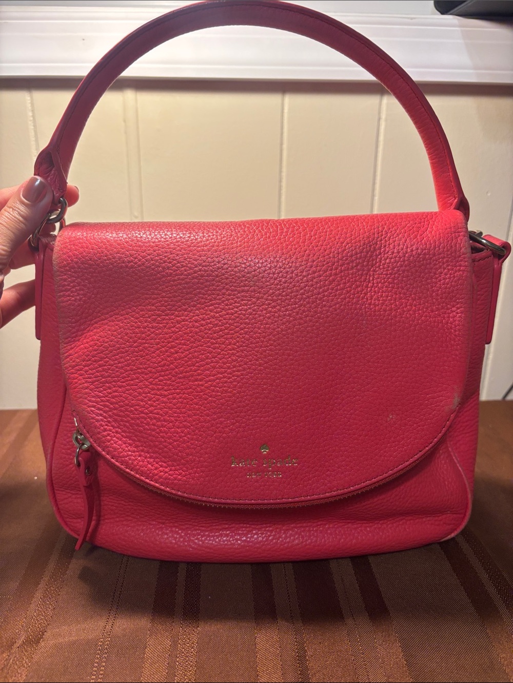 GUC Kate Spade New York Cobble Hill Minka Flap Shoulder Bag - Full Set